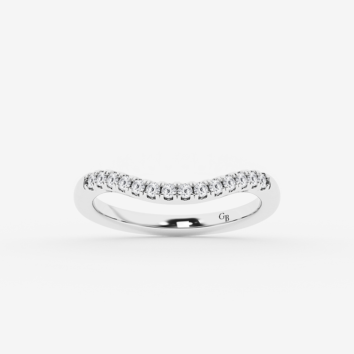 1/6 ctw Round Lab Grown Diamond Wedding Band