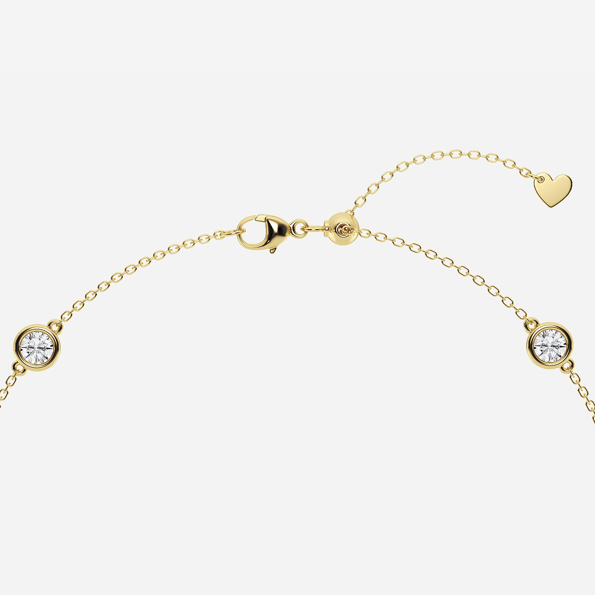 Additional Image 2 for  1 3/4 ctw Round Lab Grown Diamond Anklet