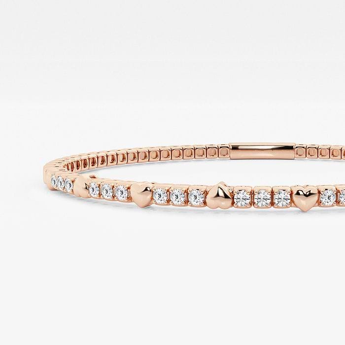 Round Flex Bangle Bracelet
