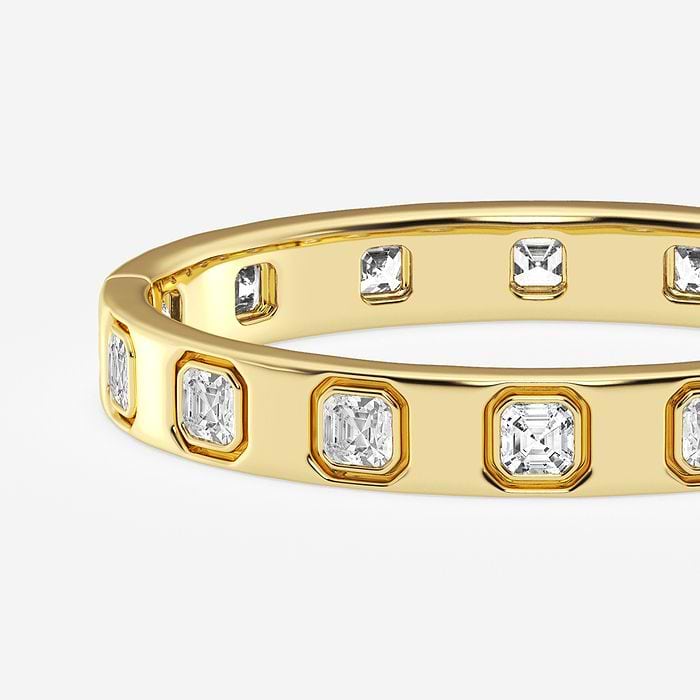 Asscher Bangle Bracelet