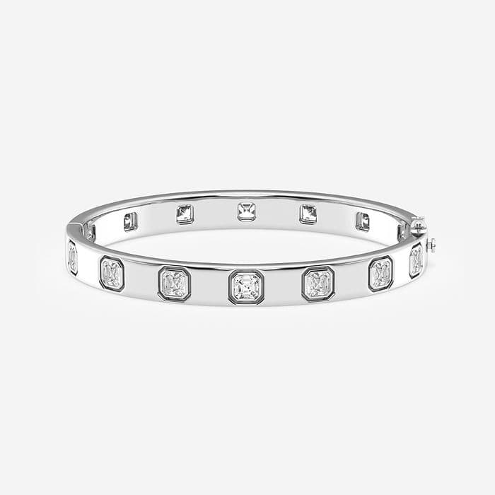 Asscher Bangle Bracelet