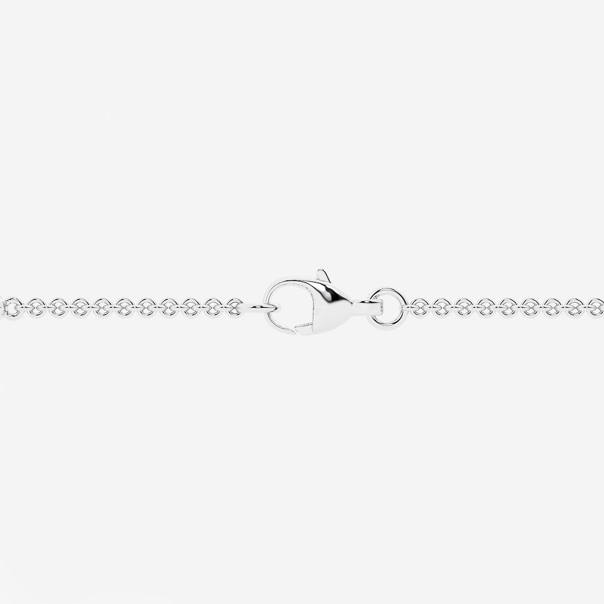 Additional Image 2 for  1 1/5 ctw Emerald & Marquise Lab Grown Diamond Station Chain Bracelet - 7 Inches