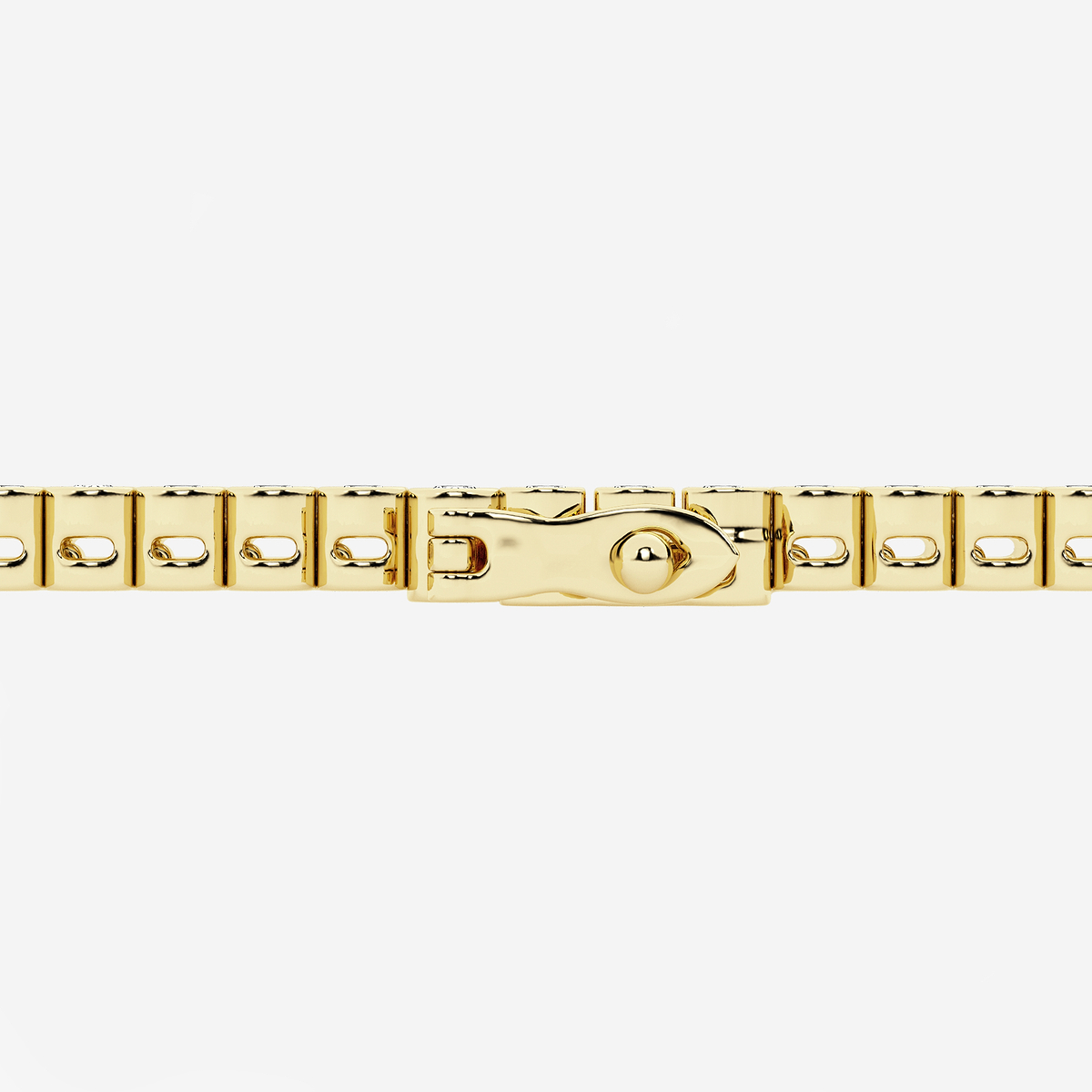 Additional Image 2 for  4 ctw Round Lab Grown Diamond Half Bezel Tennis Bracelet - 7 Inches