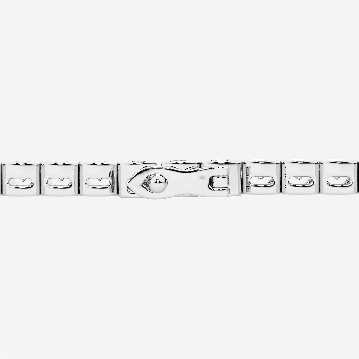 Additional Image 2 for  7 ctw Round Lab Grown Diamond Half Bezel Tennis Bracelet - 7 Inches