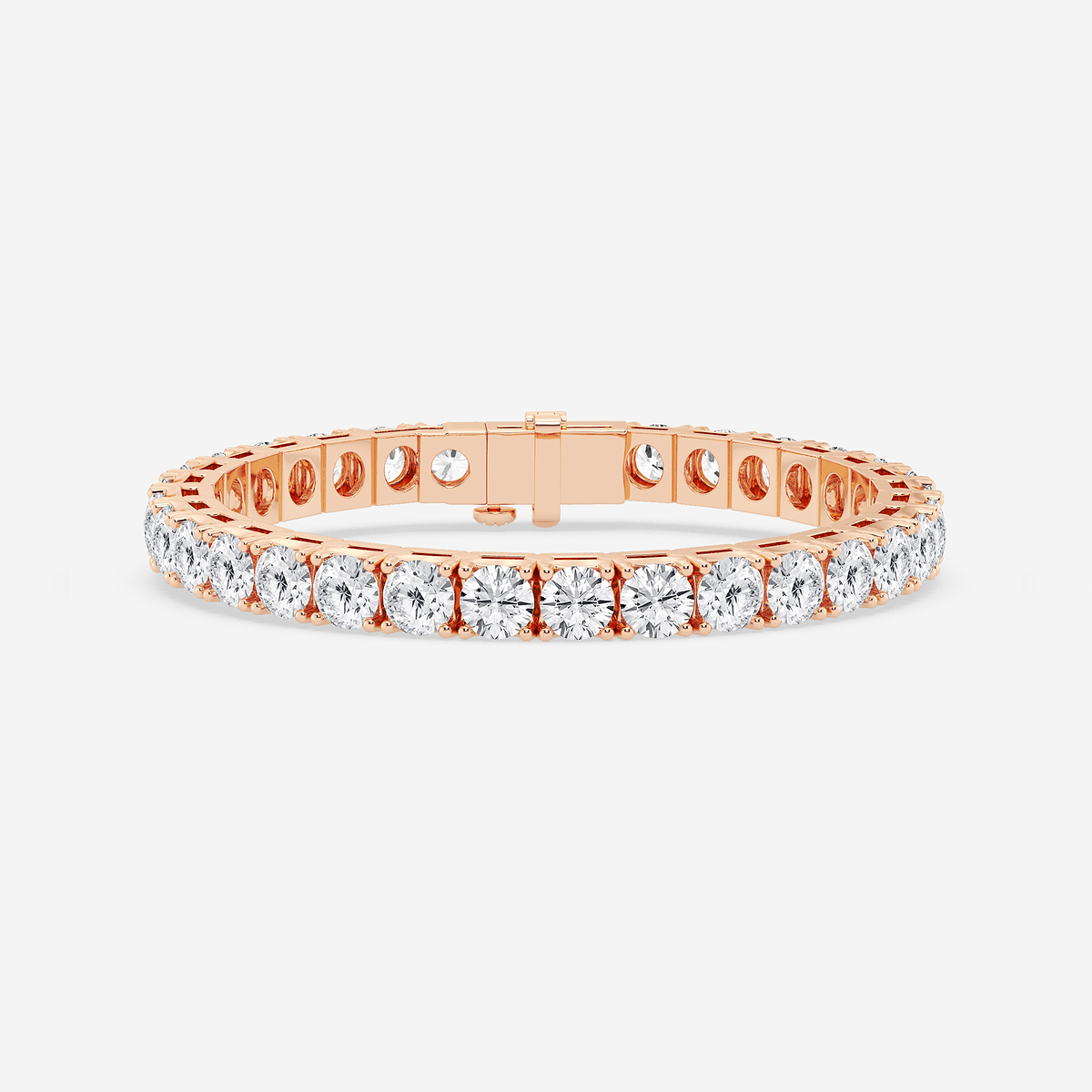 20 ctw Round Lab Grown Diamond Four-Prong Tennis Bracelet - 7 Inches