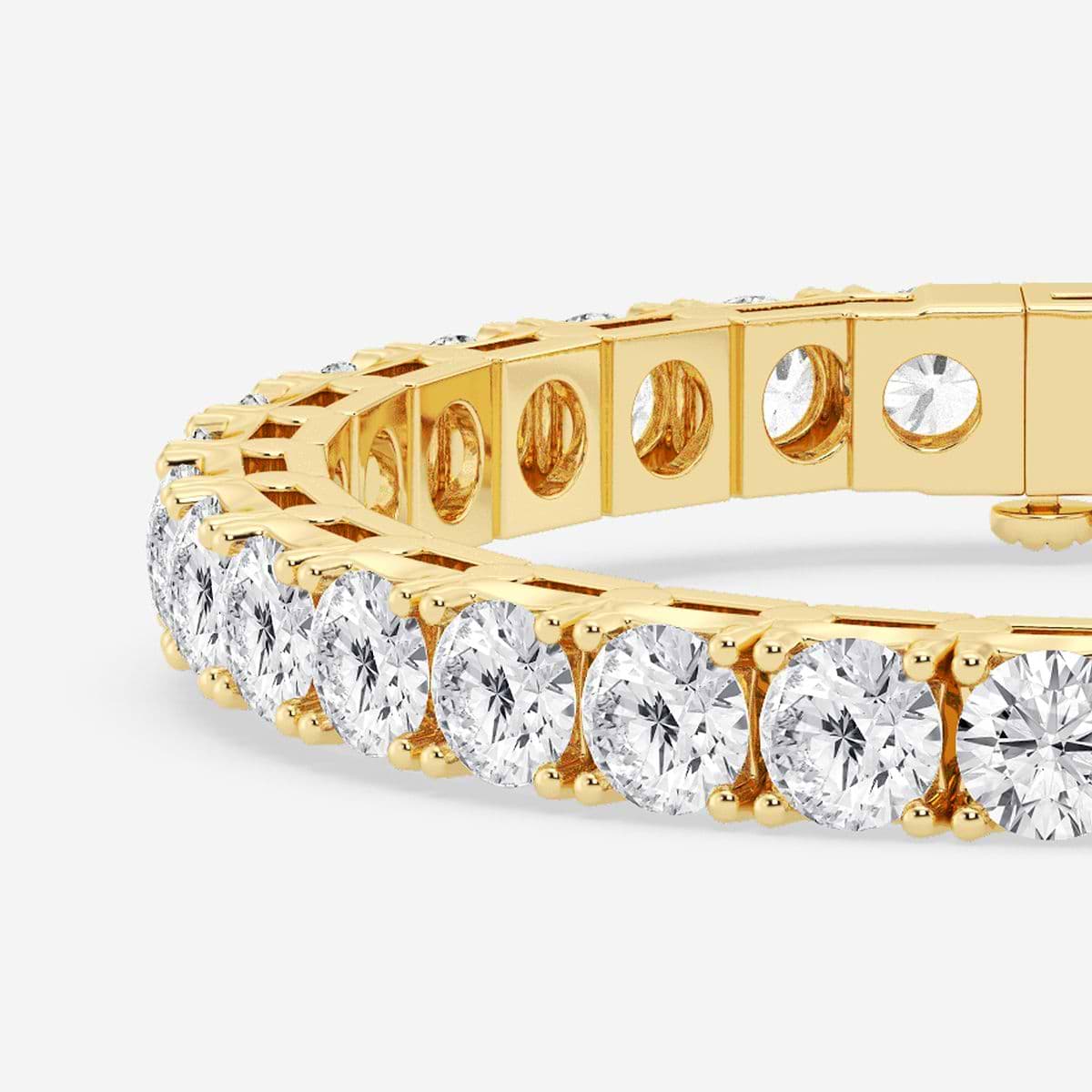 Additional Image 1 for  20 ctw Round Lab Grown Diamond Four-Prong Tennis Bracelet - 7 Inches