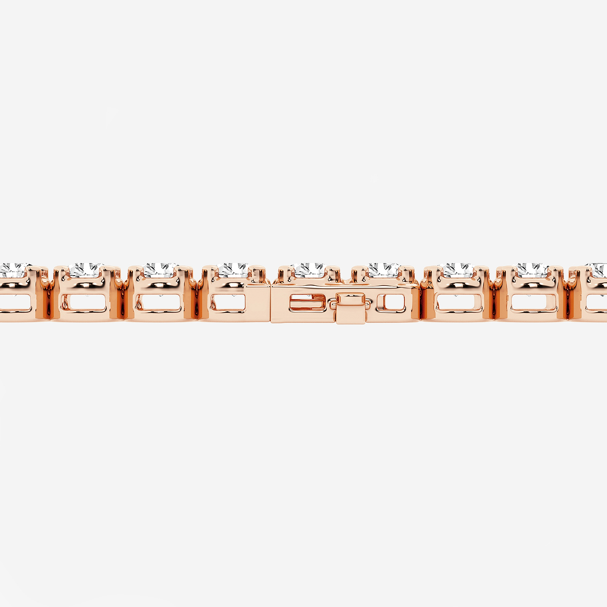 Additional Image 2 for  10 ctw Round Lab Grown Diamond Four-Prong Tennis Bracelet - 7 Inches