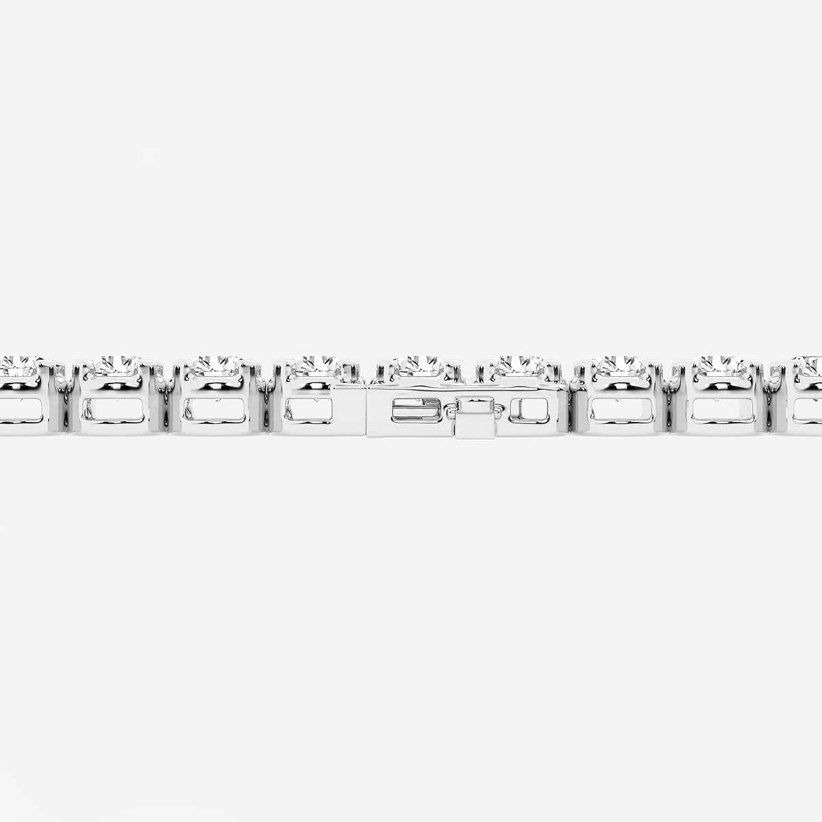 Additional Image 2 for  5 ctw Round Lab Grown Diamond Four-Prong Tennis Bracelet - 8 Inches