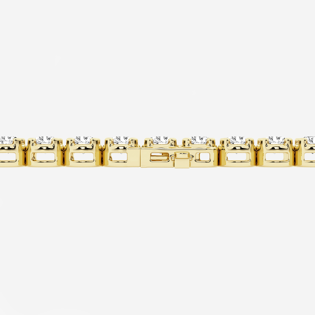 Additional Image 2 for  10 ctw Round Lab Grown Diamond Four-Prong Tennis Bracelet - 7 Inches