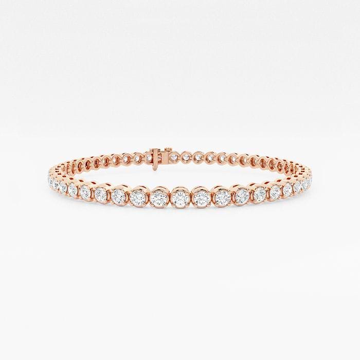 Four Prong Round Tennis Bracelet