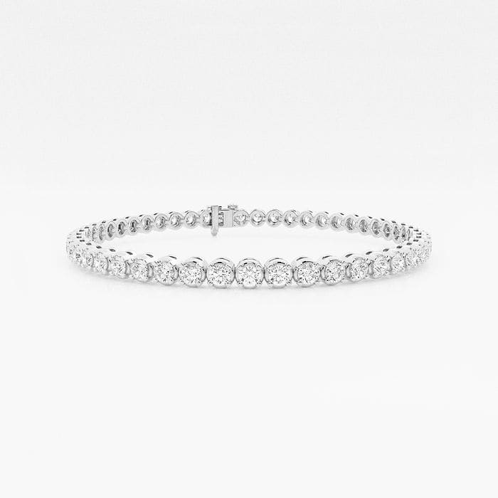 Four Prong Round Tennis Bracelet
