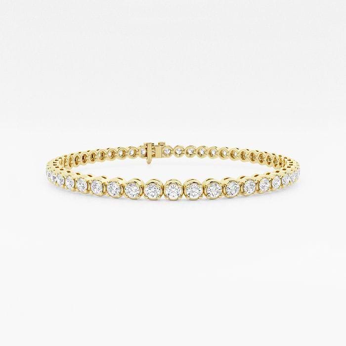 Four Prong Round Tennis Bracelet