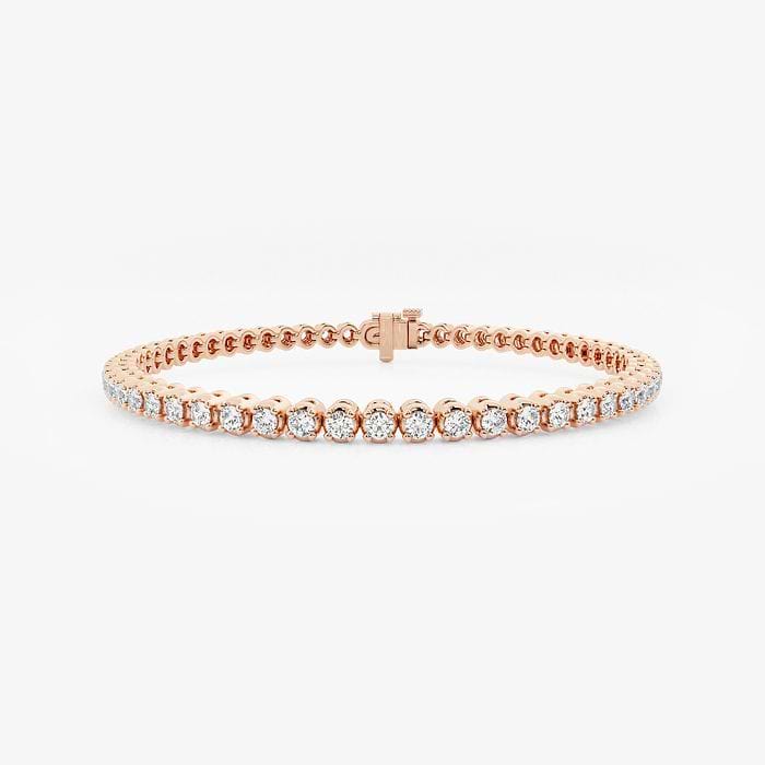 Four Prong Round Tennis Bracelet