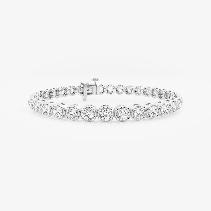 Four Prong Round Tennis Bracelet