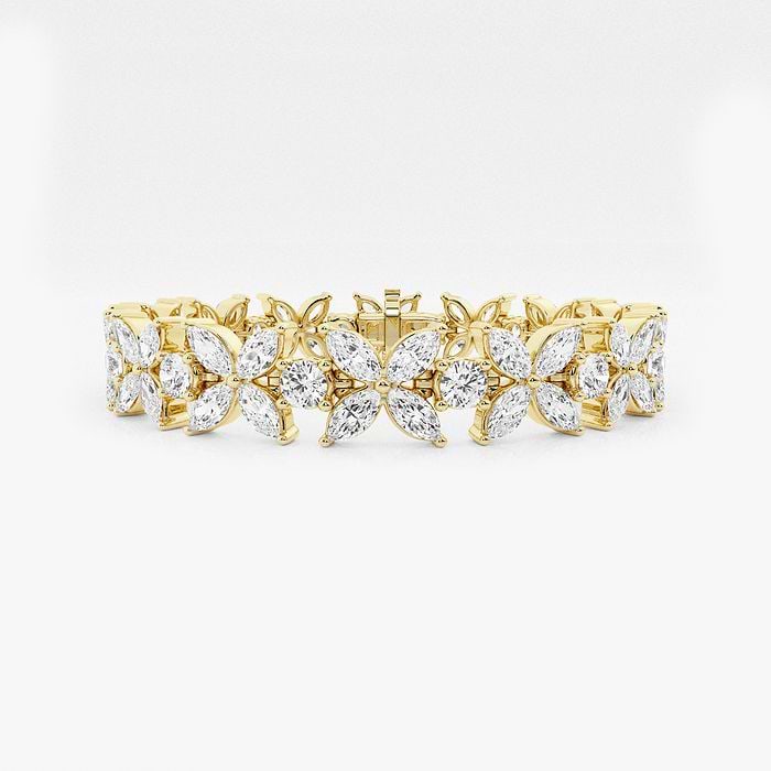 Flower Marquise Fashion Bracelet