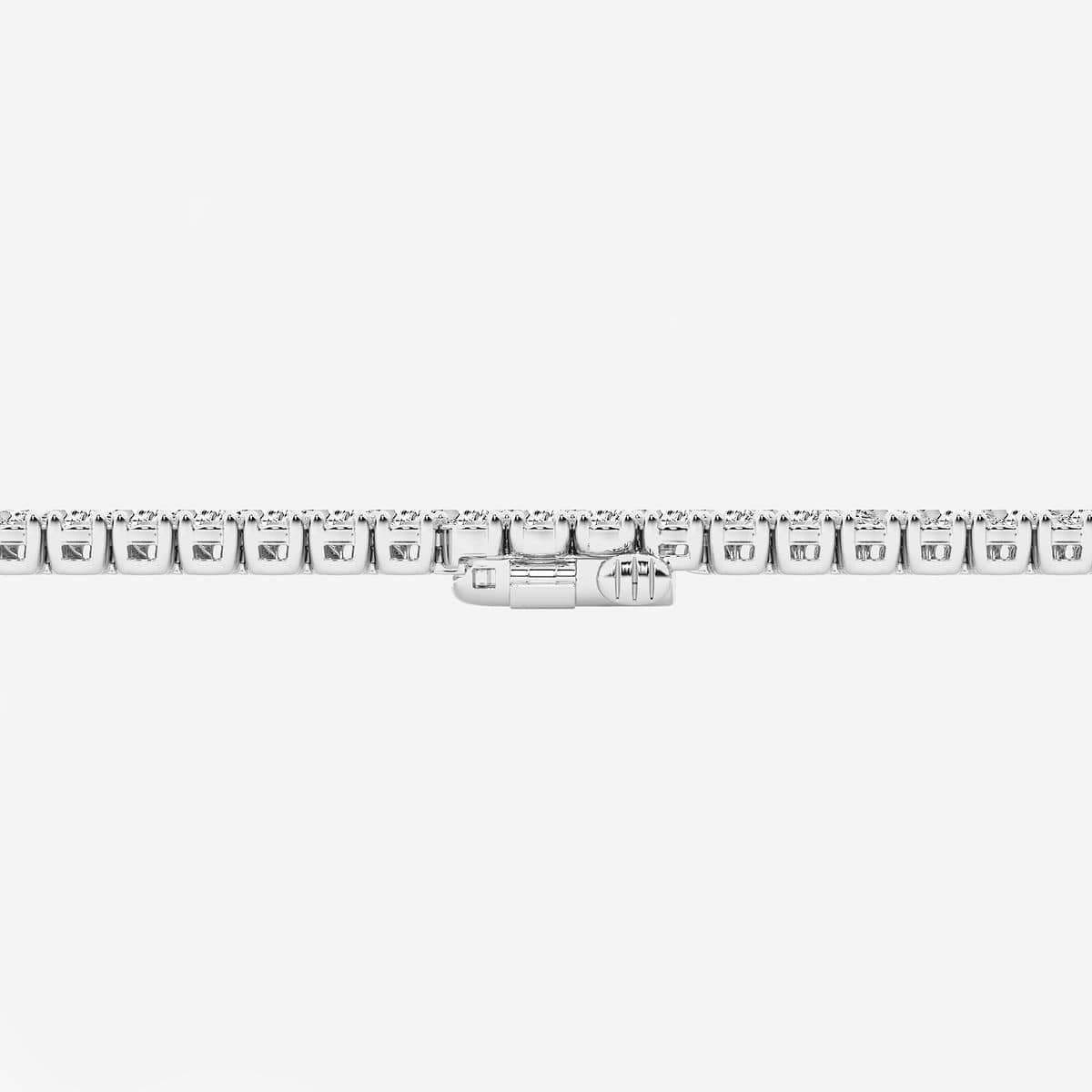 Additional Image 2 for  12 2/5 ctw Pear Lab Grown Diamond Double Row Interlocking Fashion Bracelet - 7 Inches