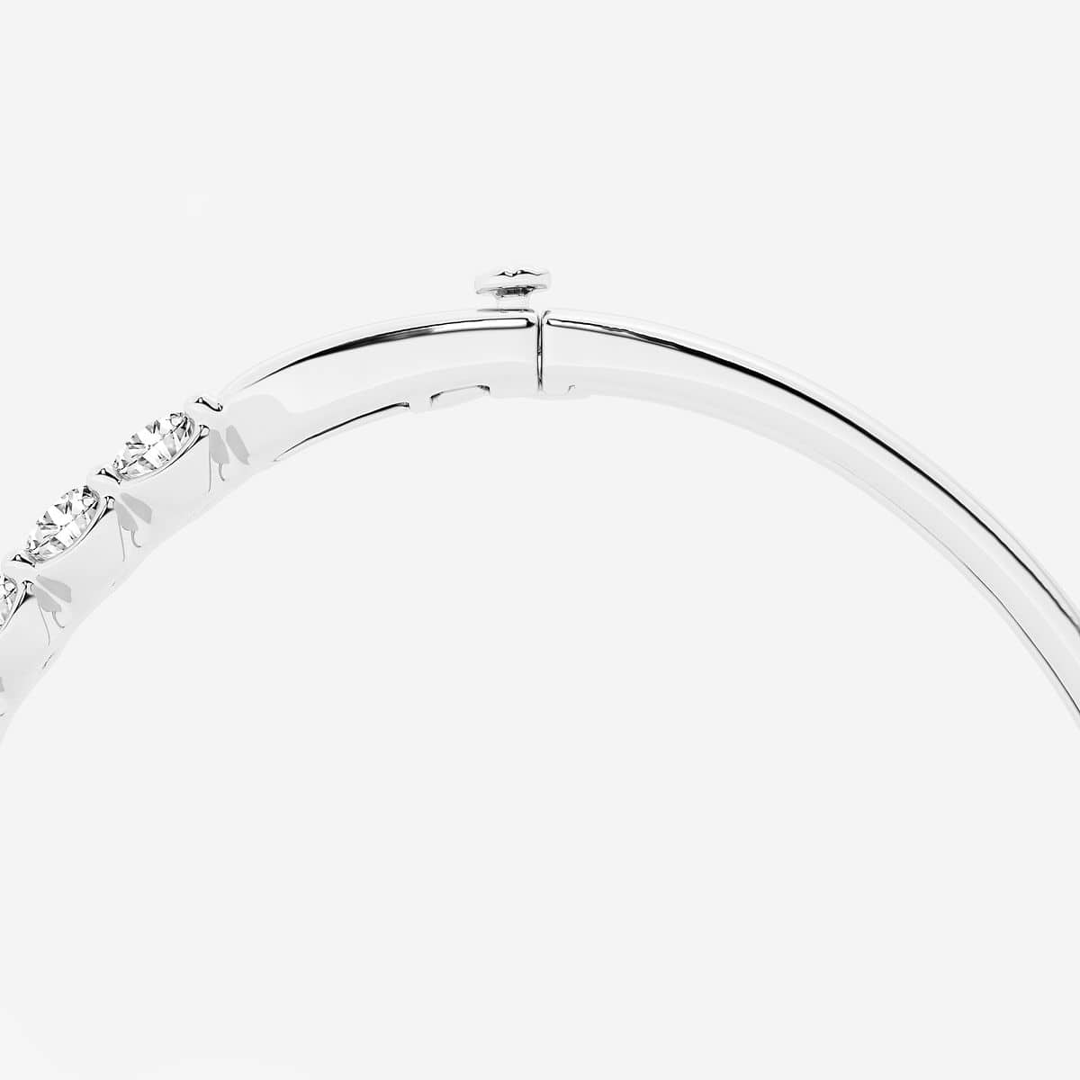 Additional Image 2 for  5 ctw Round Lab Grown Diamond Bangle Bracelet - 7 Inches