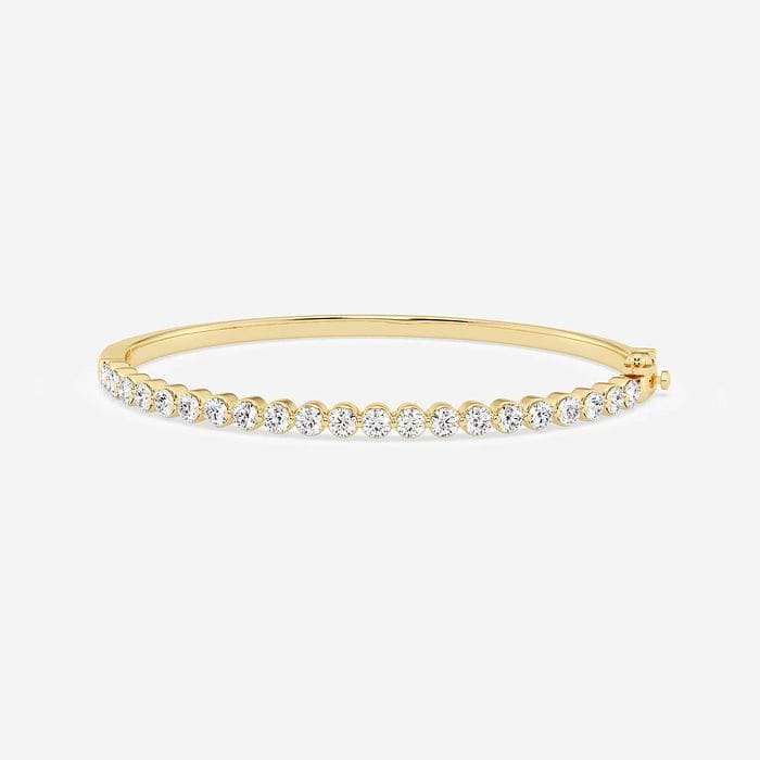 Floating Round Bangle Bracelet