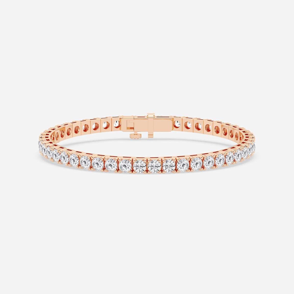 12 ctw Round Lab Grown Diamond Four-Prong Tennis Bracelet - 7.5 Inches