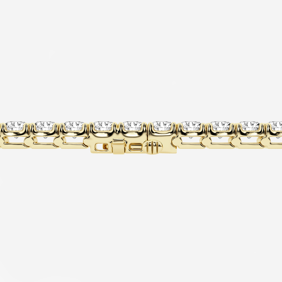 Additional Image 2 for  12 ctw Round Lab Grown Diamond Four-Prong Tennis Bracelet - 7.5 Inches