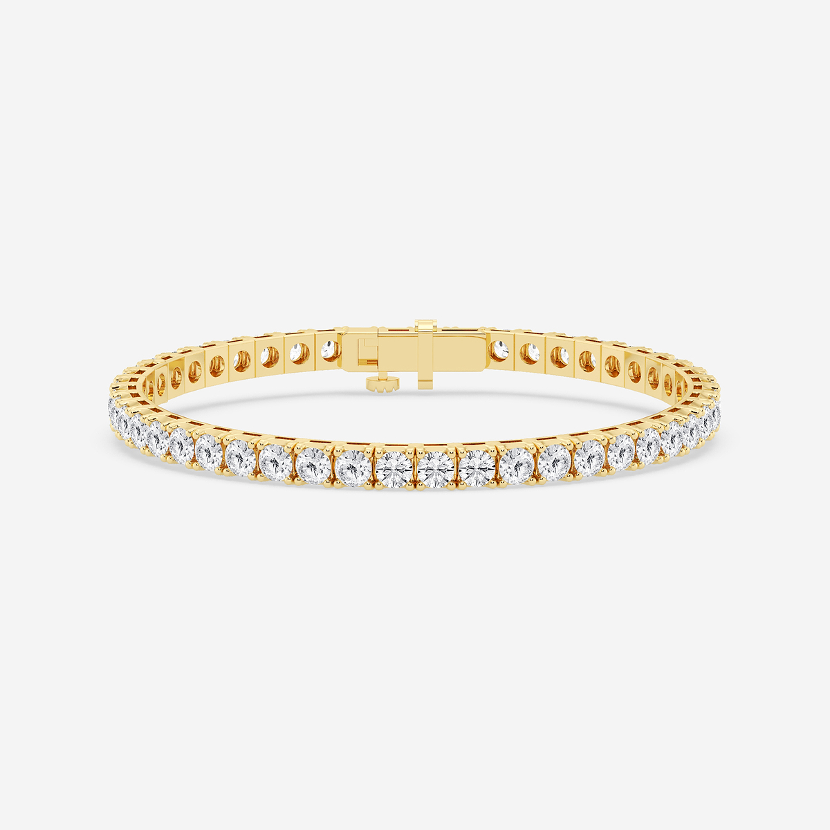 12 ctw Round Lab Grown Diamond Four-Prong Tennis Bracelet - 7.5 Inches