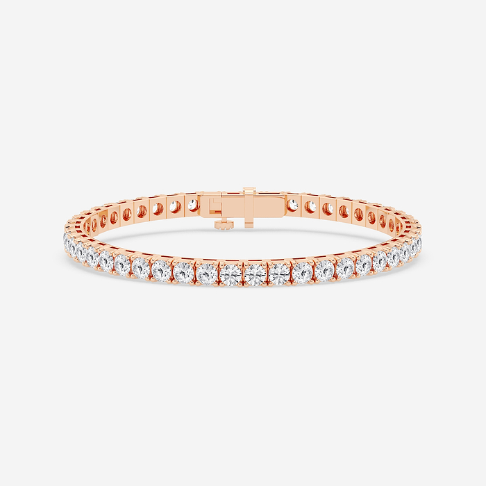 12 ctw Round Lab Grown Diamond Four-Prong Tennis Bracelet - 7.0 Inches