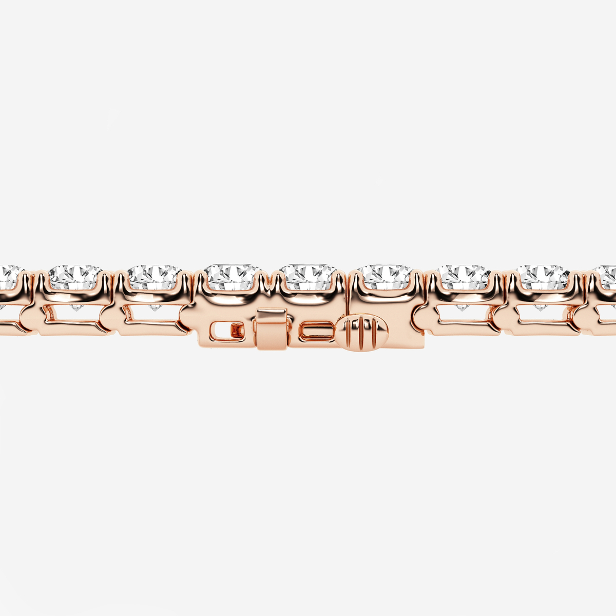 Additional Image 2 for  15 ctw Round Lab Grown Diamond Four-Prong Tennis Bracelet - 6.5 Inches
