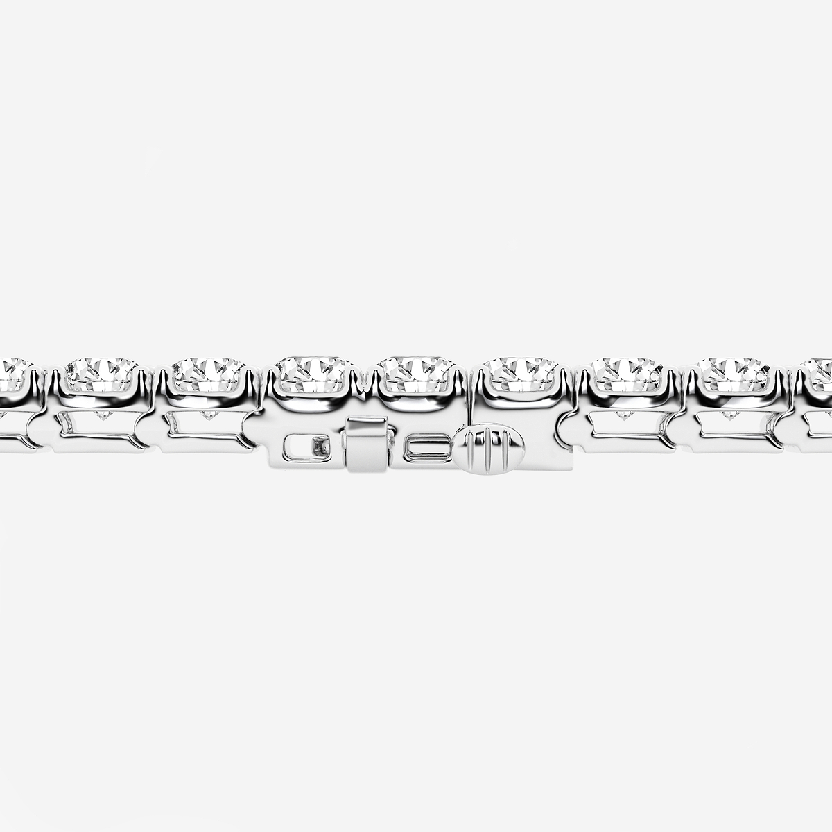 Additional Image 2 for  15 ctw Round Lab Grown Diamond Four-Prong Tennis Bracelet - 6.5 Inches