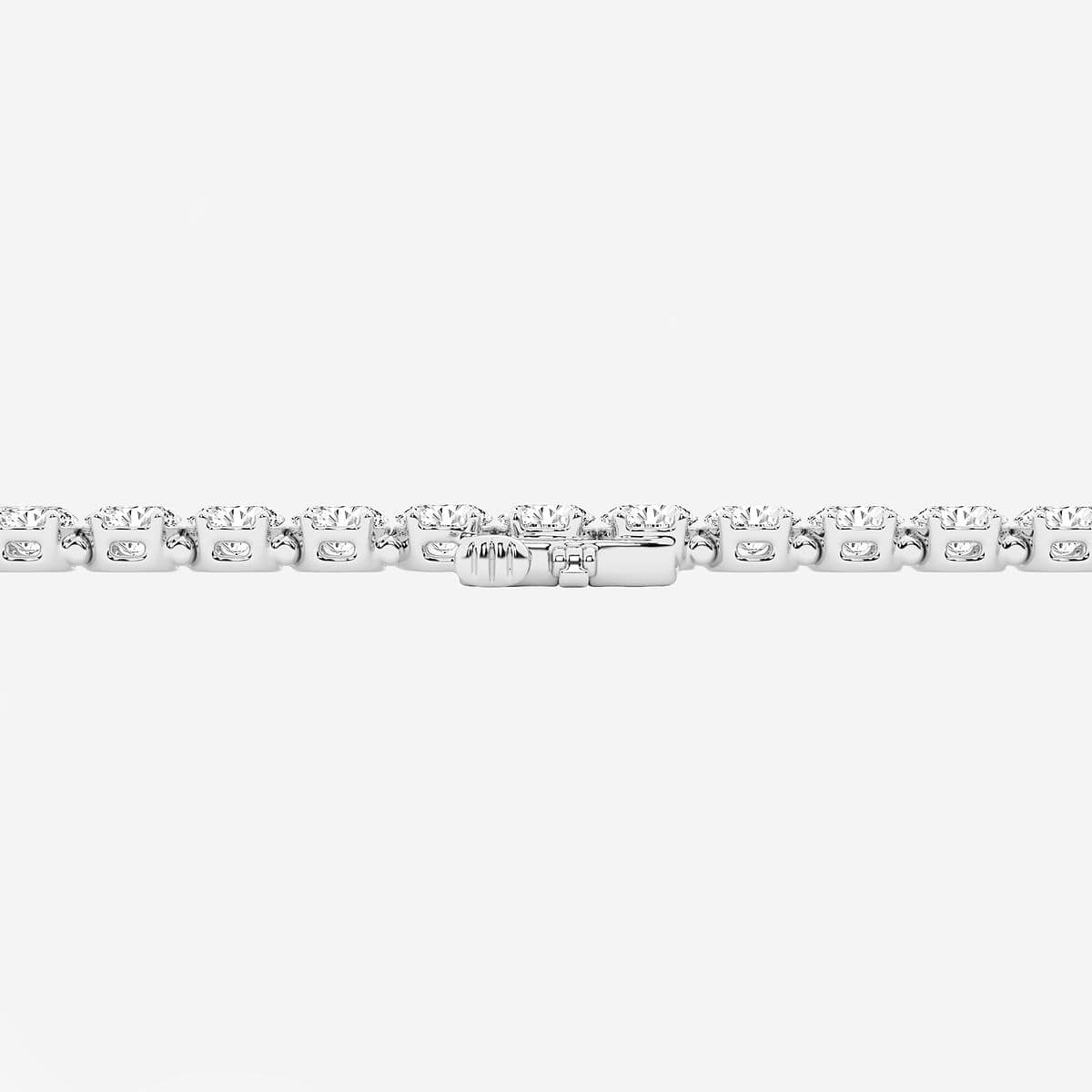 Additional Image 2 for  7 ctw Oval Lab Grown Diamond East-West Tennis Bracelet - 8 Inches