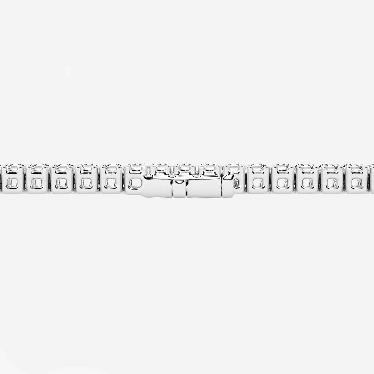 Additional Image 2 for  7 ctw Emerald Lab Grown Diamond Tennis Bracelet - 7 Inches
