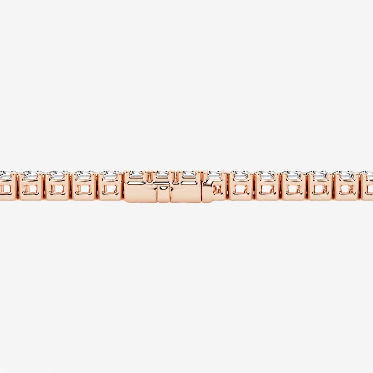 Additional Image 2 for  9 ctw Emerald Lab Grown Diamond Tennis Bracelet - 7 Inches