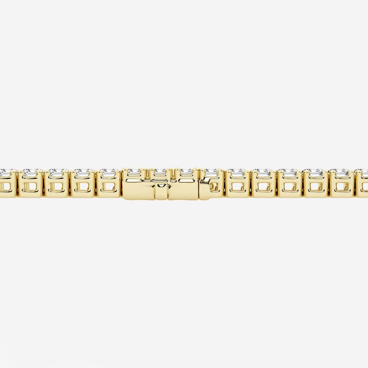 Additional Image 2 for  9 ctw Emerald Lab Grown Diamond Tennis Bracelet - 7 Inches