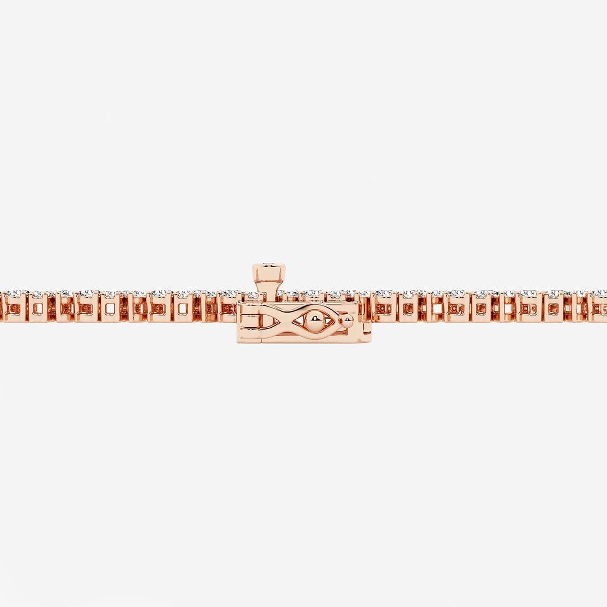Additional Image 2 for  Badgley Mischka 9 2/5 ctw Round, Pear, Marquise Lab Grown Diamond Alternating Fashion Bracelet - 6 Inches