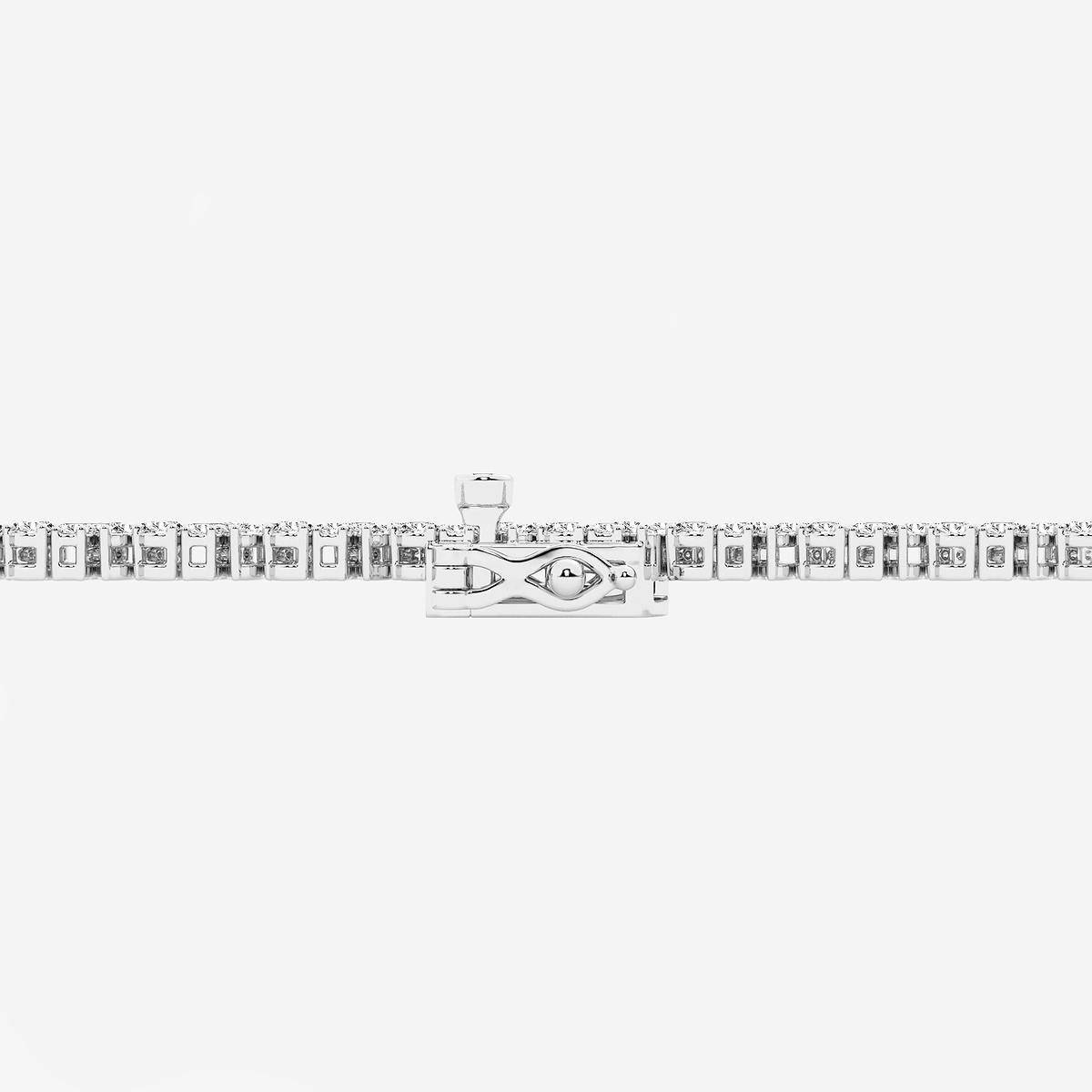 Additional Image 2 for  13 ctw Round, Pear, Marquise Lab Grown Diamond Alternating Bracelet - 8 Inches