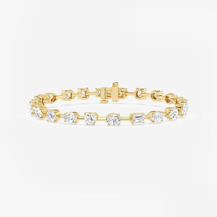 Badgley Mischka Mixed Shapes Multi-Shape Fashion Bracelet