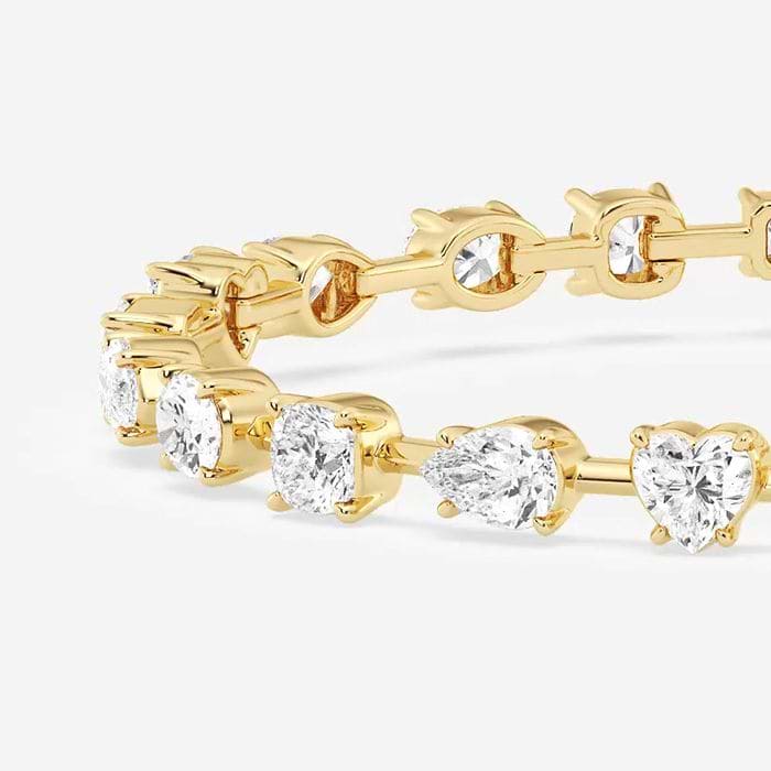 Badgley Mischka Mixed Shapes Multi-Shape Fashion Bracelet