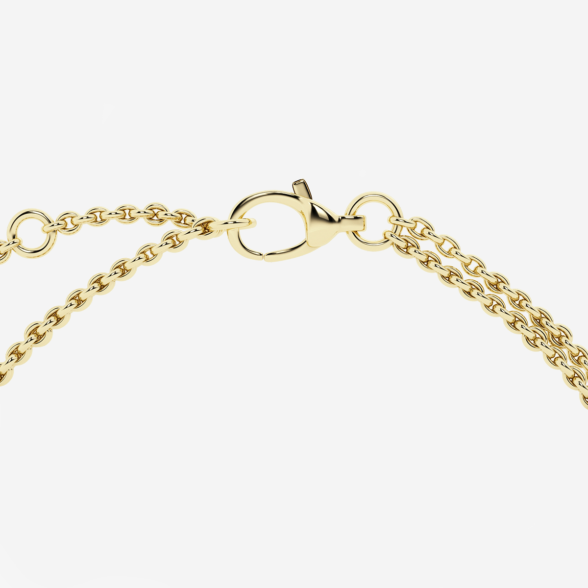 Additional Image 2 for  näas Romancing 3/4 ctw Round Lab Grown Diamond Chain Bracelet - 6 Inches + 1 Inch Extender