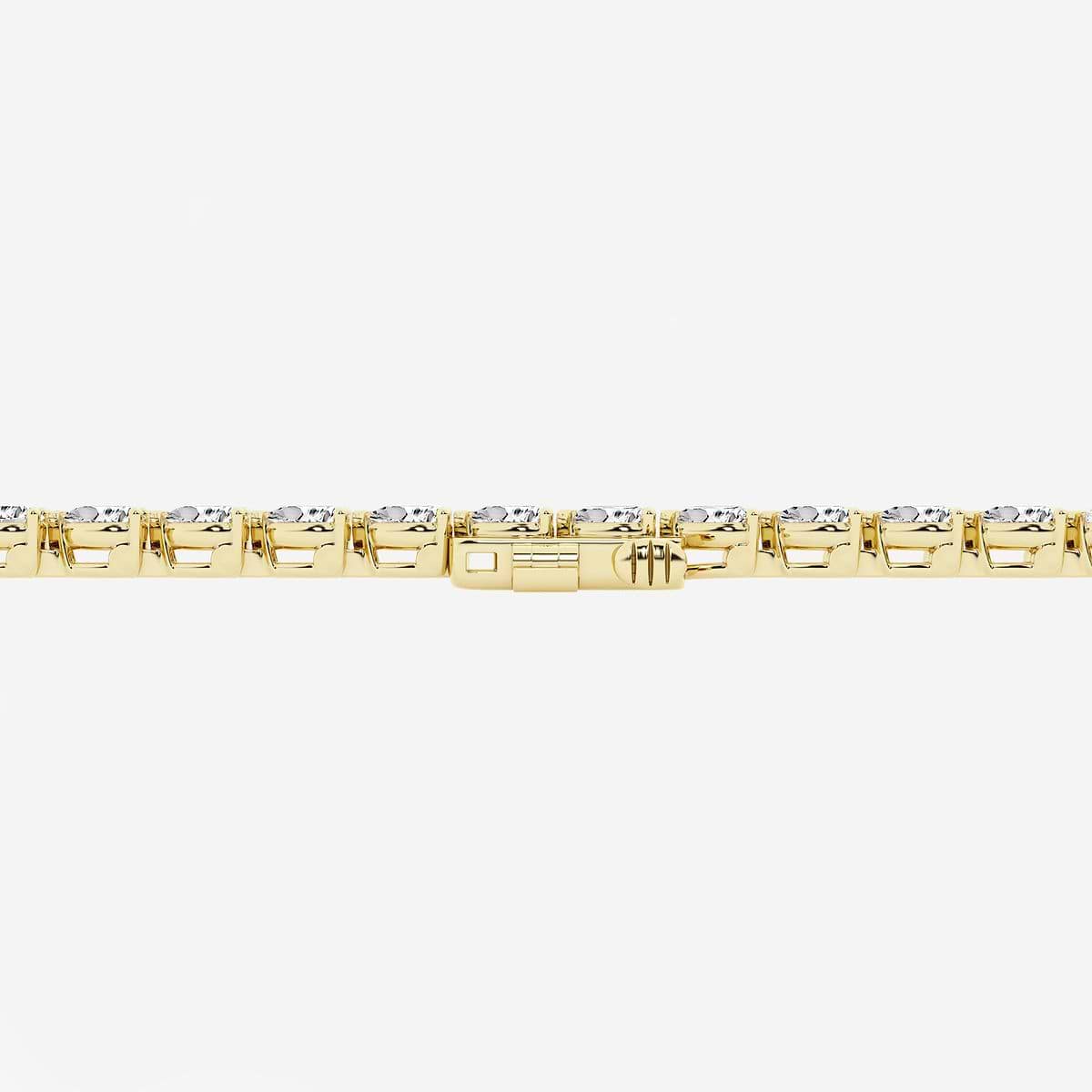 Additional Image 2 for  5 ctw Pear Lab Grown Diamond East-West Tennis Bracelet - 7 Inches