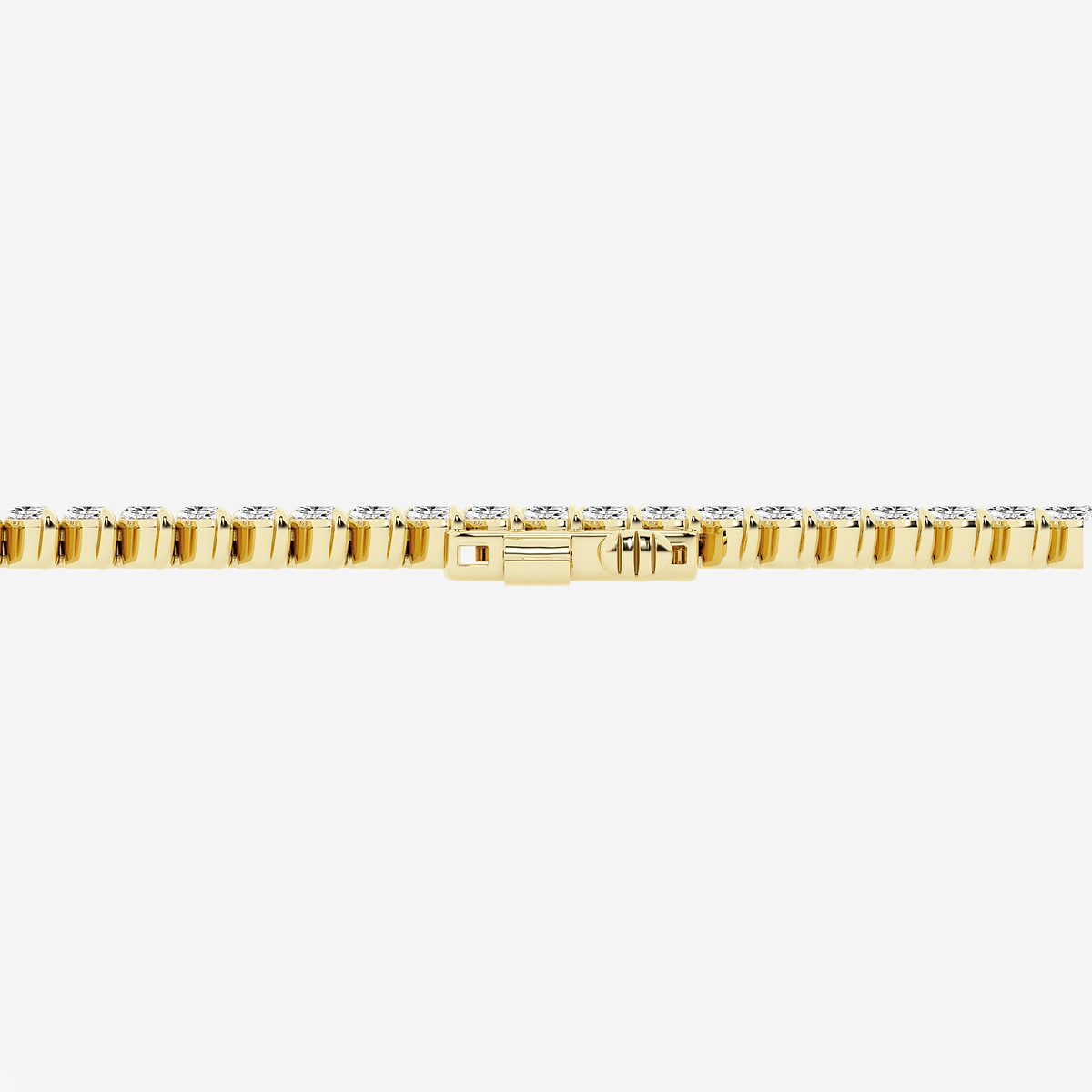 Additional Image 2 for  5 ctw Marquise Lab Grown Diamond Diagonal Tennis Bracelet - 7 Inches