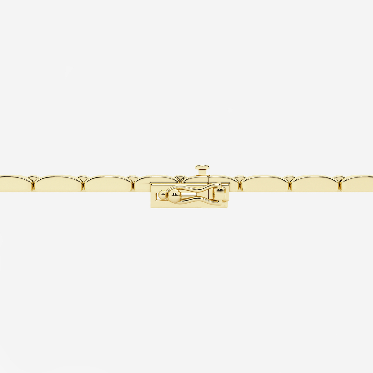 Additional Image 2 for  1 ctw Round Lab Grown Diamond Paper Clip Bracelet - 7 Inches