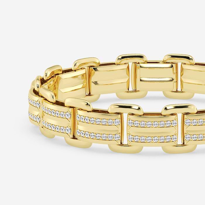 Panther Round Link Bracelet