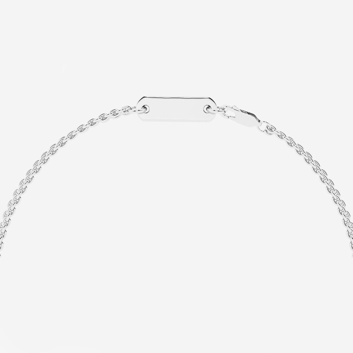 Additional Image 2 for  1/2 ctw Princess Lab Grown Diamond Chain Bracelet - 7 Inches