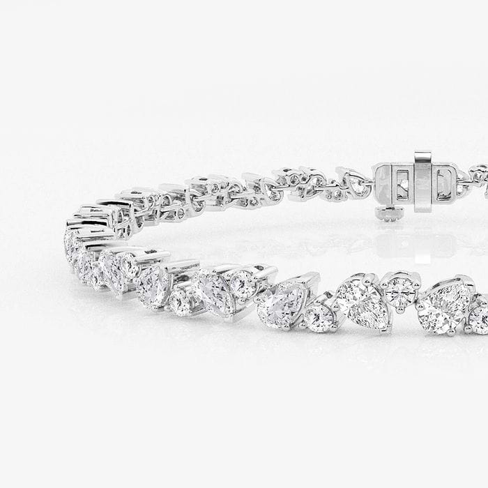 Alternating Multi-Shape Fashion Bracelet