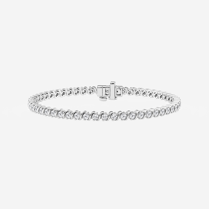 S" Tennis Bracelet