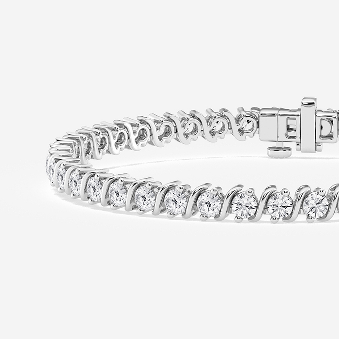 S" Tennis Bracelet