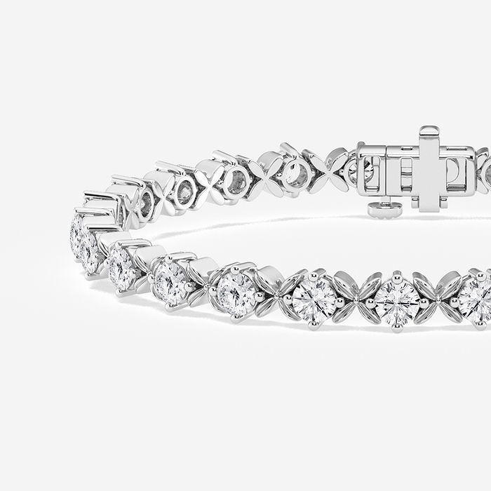 Beveled X Round