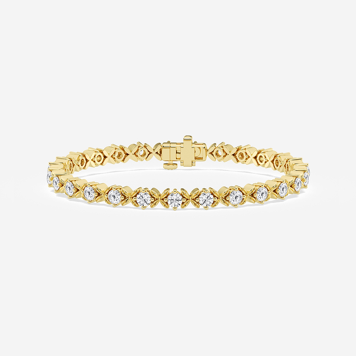 Beveled X Round