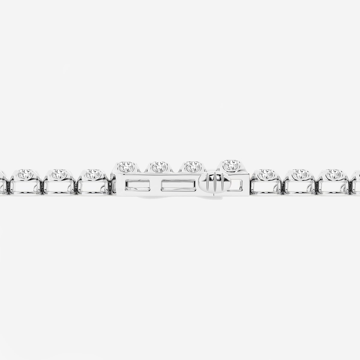 Additional Image 2 for  1 ctw Round Lab Grown Diamond Petite Tennis Bracelet - 7 Inches