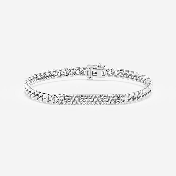 ID Style Cuban Round Link Bracelet