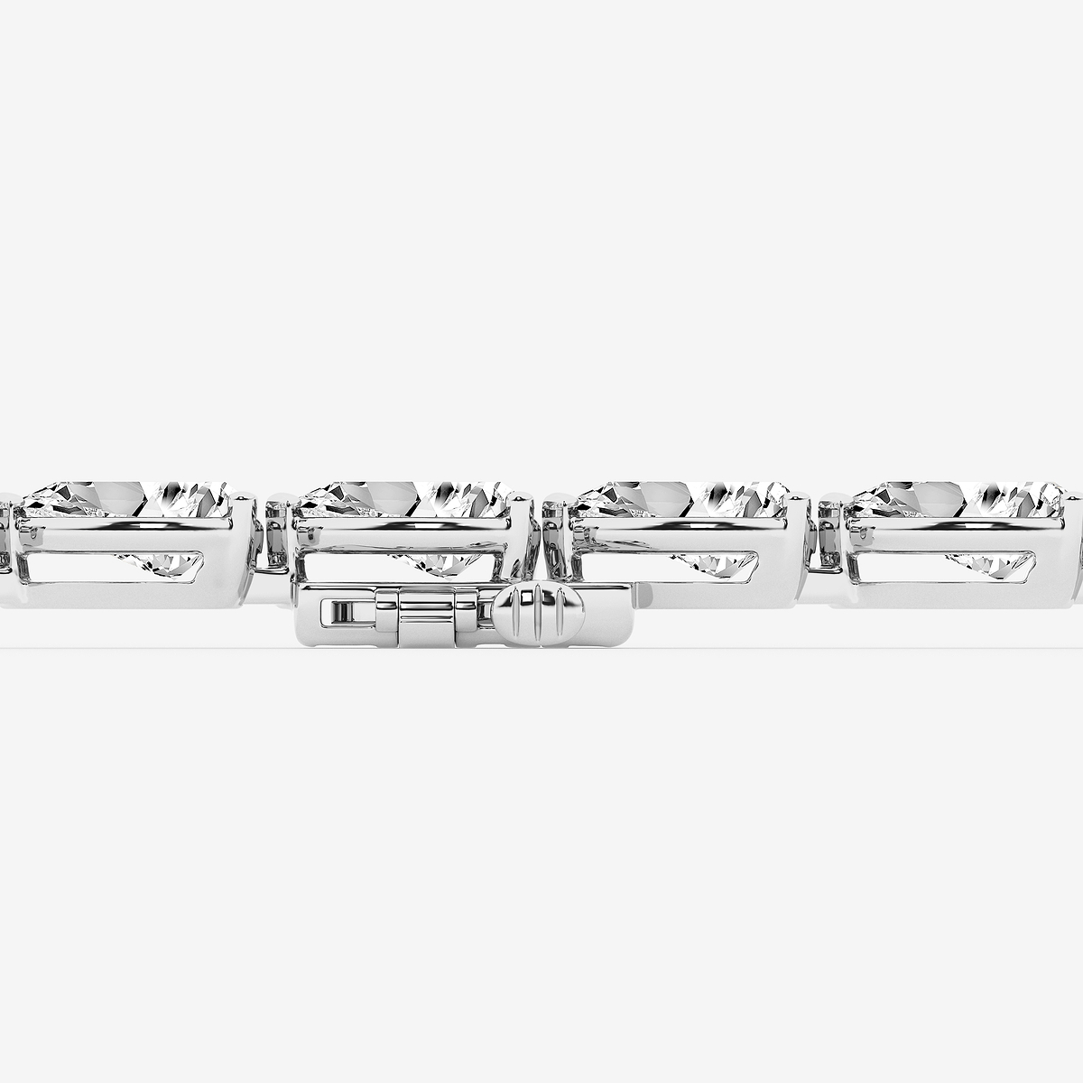 Additional Image 2 for  15 ctw Pear Lab Grown Diamond East-West Tennis Bracelet - 7 Inches